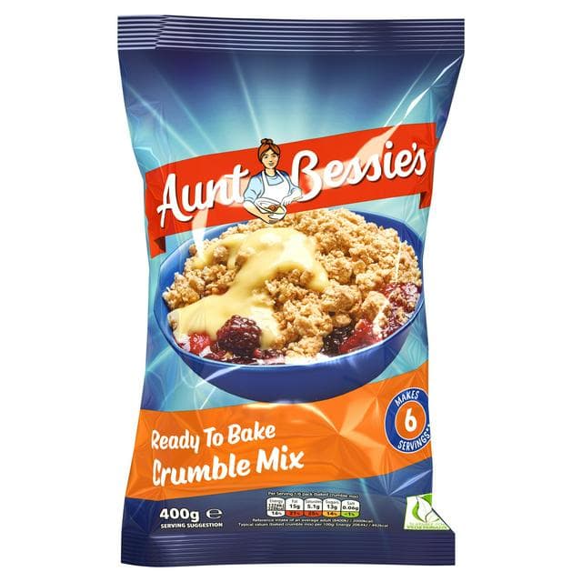 Aunt Bessie's Golden Crumble Mix 400g - gallery image 1