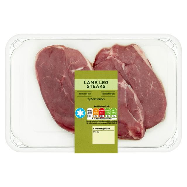 Sainsbury's British or New Zealand Lamb Leg Steaks 300g - gallery image 1