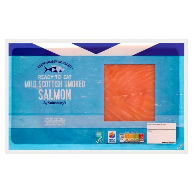 Sainsbury's 200g Mild Scottish Smoked Salmon - gallery image 1