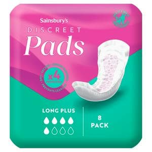 Sainsbury's Comfort Fit for Her Long Plus Women's Pads x8