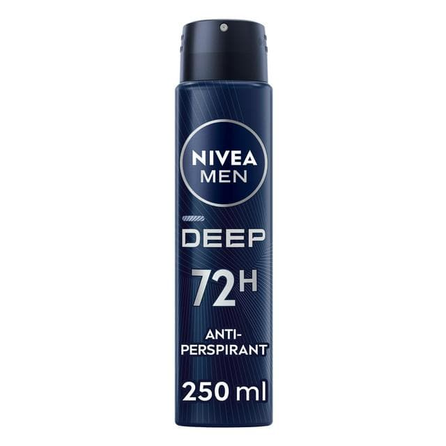 Nivea Men Deep Darkwood 72h Anti Perspirant Deodorant Spray 250ml - gallery image 1