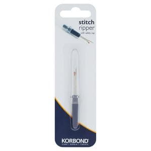 Korbond Care & Repair Stitch Ripper with Safety Cap Black