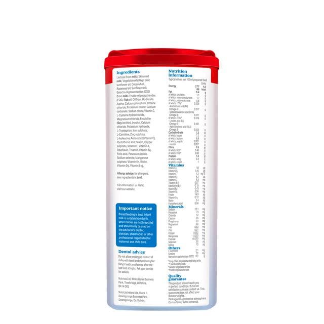 Cow & Gate Hungry Baby Milk Infant Formula Powder From Birth 800g - gallery image 5
