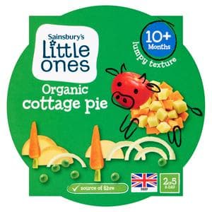 Sainsbury's Little Ones Organic Cottage Pie 10+ Months 190g