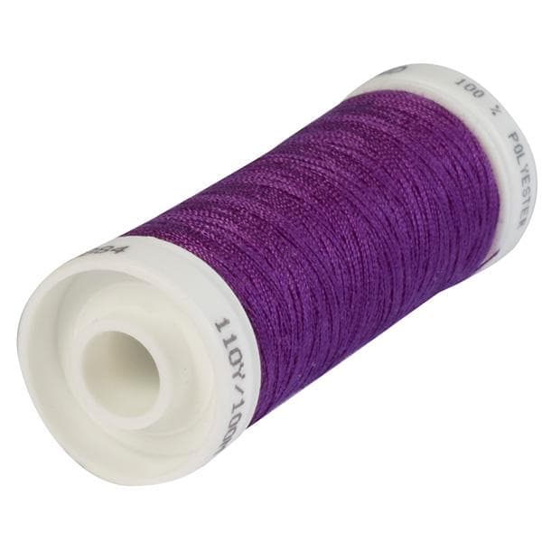 Korbond Purple Polyester Thread 100m - gallery image 1