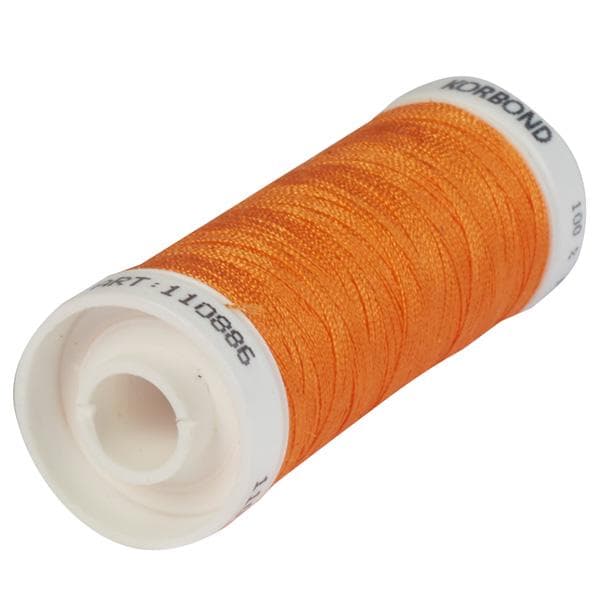 Korbond PumpkinOrange Polyester Thread 100m - gallery image 1