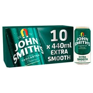 John Smith's Extra Smooth Ale Cans 10x440ml