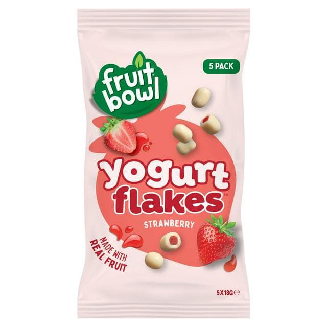 Fruit Bowl 90g Flakes Strawberry Yoghurt - gallery image 1