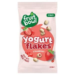 Fruit Bowl 90g Flakes Strawberry Yoghurt