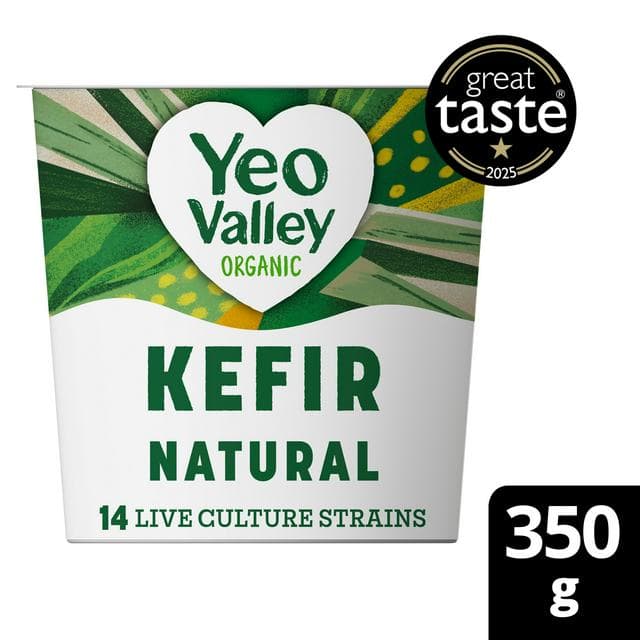 Yeo Valley Organic Kefir Natural Yogurt 350g - gallery image 1