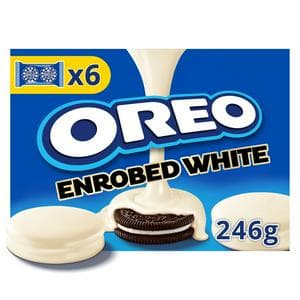 Oreo 246g White Chocolate Covered Sandwich Biscuits
