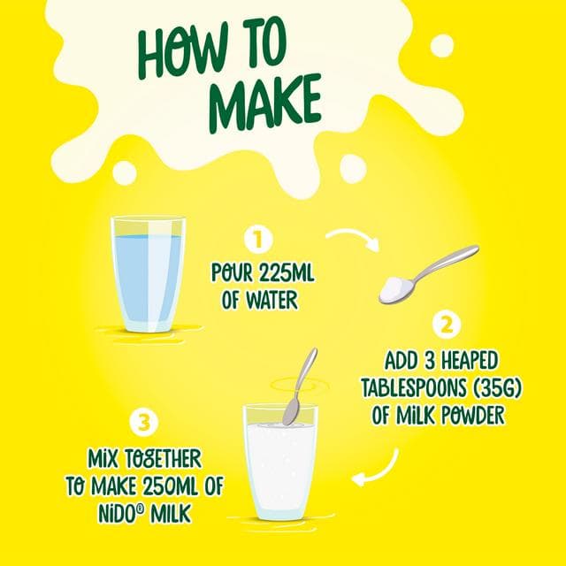 Nido Instant Full Cream Milk Powder Tin 400g - gallery image 6