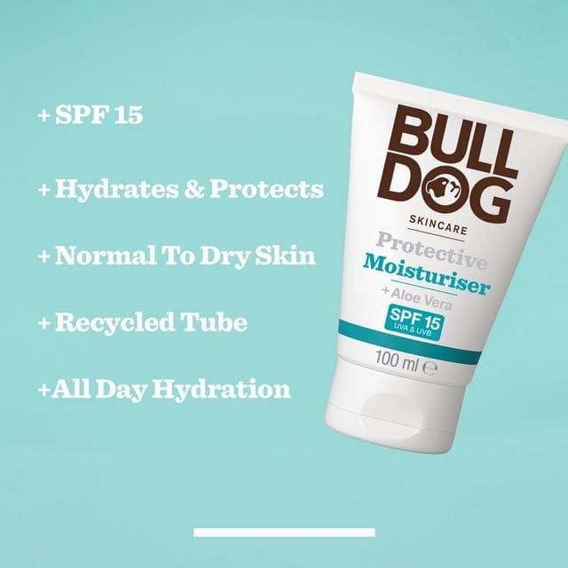 Bulldog Skincare Protective Face Moisturiser SPF 15 100ml - gallery image 2