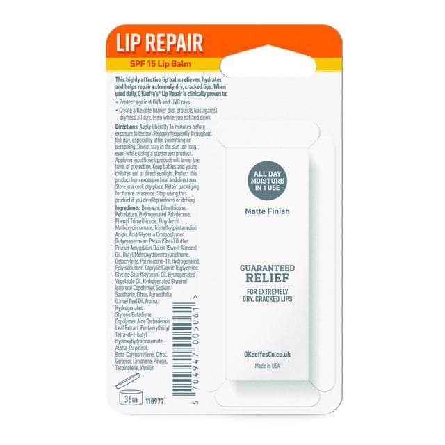 O'Keeffe's Lip Repair & Protect SPF 15 Lip Balm 4.2g - gallery image 2