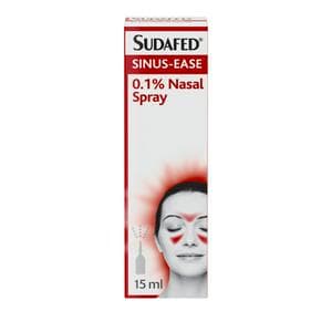 Sudafed Sinus Ease Nasal Spray Works in 2min Lasts Up To 10h 15ml