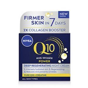 Nivea Q10 Power Anti Wrinkle Night Cream Moisturiser 50ml