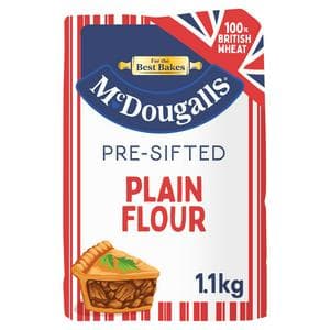 McDougalls 1.1kg Pre-Sifted Plain Flour