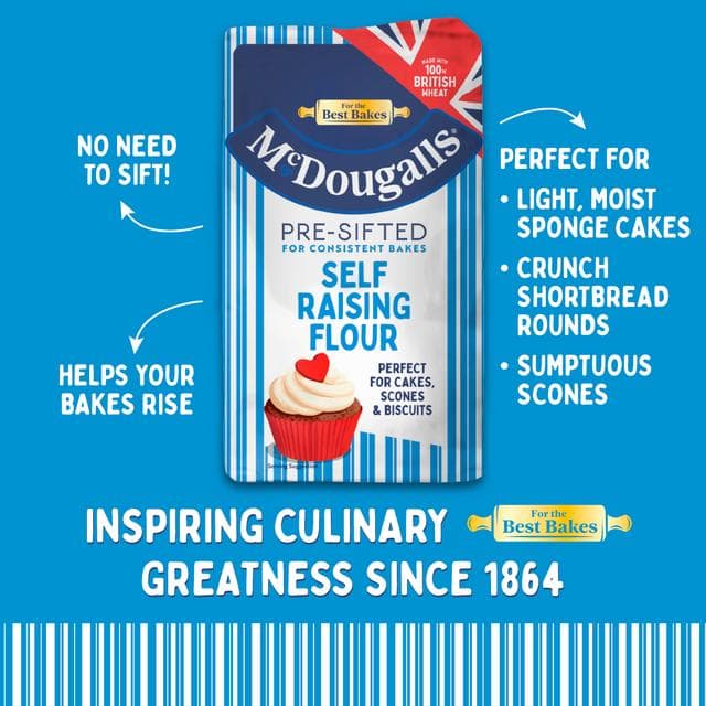 McDougalls 1.1kg Pre-Sifted Self Raising Flour - gallery image 2