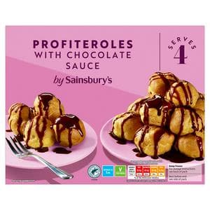 Sainsbury's 260g Profiteroles with Chocolate Sauce