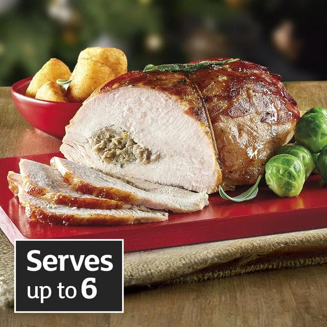Sainsbury's Fresh British Turkey Breast Joint with Pork, Festive Fruit & Scotch Whisky Stuffing 1.4kg - gallery image 1