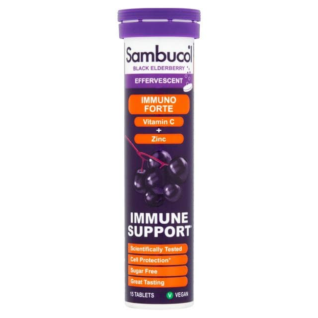 Sambucol Black Elderberry Effervescent Tablets x15 - gallery image 1