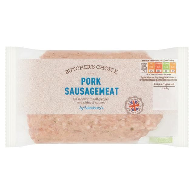 Sainsbury's Butcher's Choice British Pork Sausagemeat 400g - gallery image 1