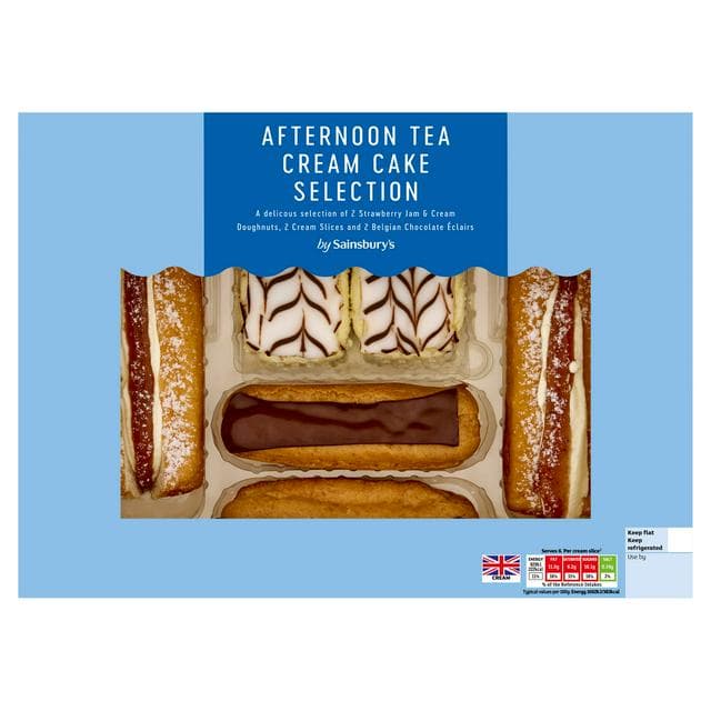 Sainsbury's Cream Cake Selection x6 300g - gallery image 1