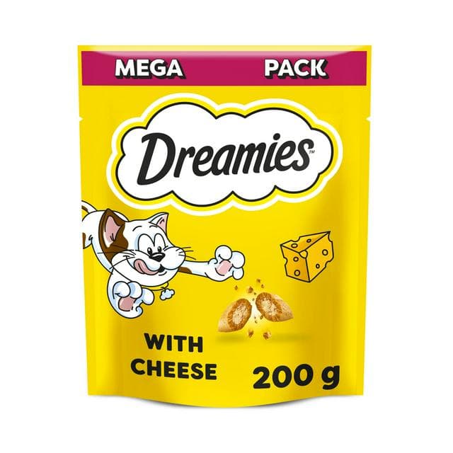 Dreamies Biscuits with Cheese Cat Treat Mega Pack 200g - gallery image 1