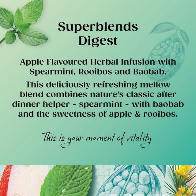 Twinings Superblends Digest with Spearmint, Apple & Rooibos, 20 Tea Bags - gallery image 2