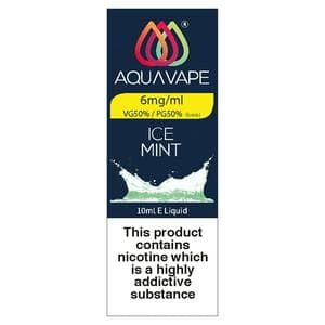 Aqua Vape Liquid Refill Fresh Menthol 6mg