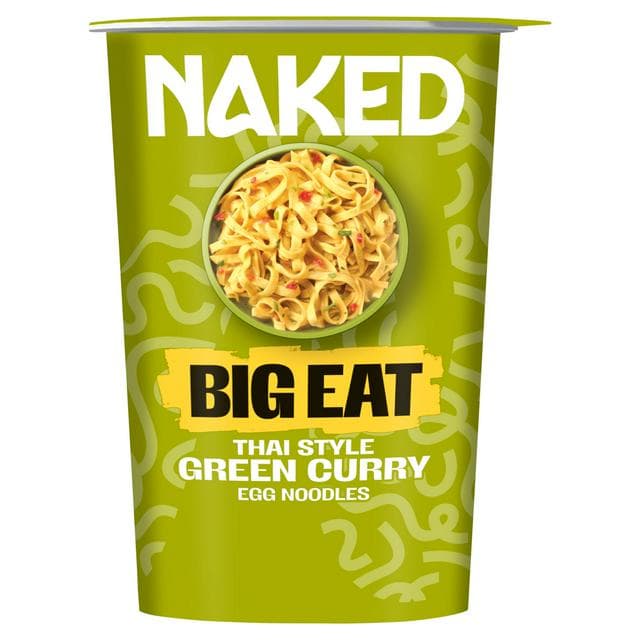 Naked Noodle The Big One Egg Noodles Thai Green Curry 104g - gallery image 1