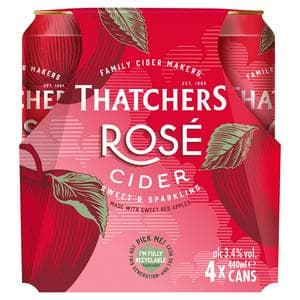 Thatchers 4 x 440ml Rosé Apple Cider