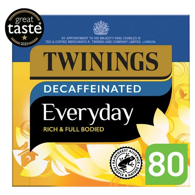 Twinings Decaffeinated Everyday Tea, 80 Tea Bags - gallery image 1