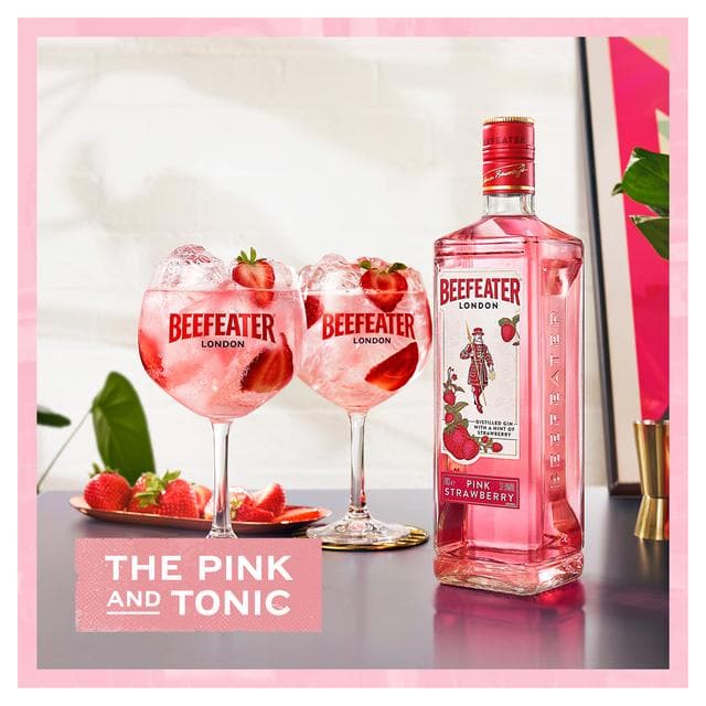 Beefeater Pink Strawberry Flavoured Gin 70cl - gallery image 4