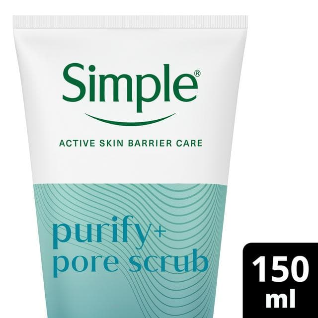 Simple Daily Detox Clear Pore Face Scrub for Blemish Prone & Oily Skin 150ml - gallery image 1