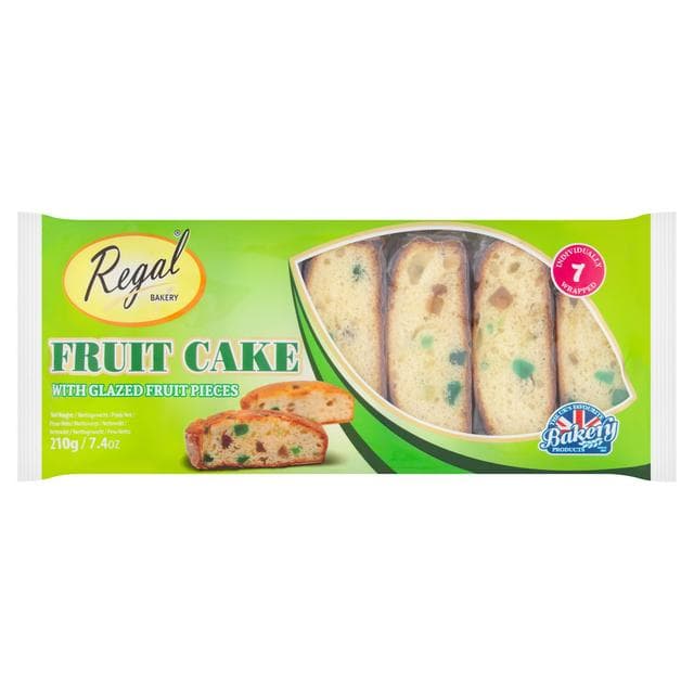 Regal Bakery Fruit Cake Slices with Glazed Fruit Pieces 210g - gallery image 1