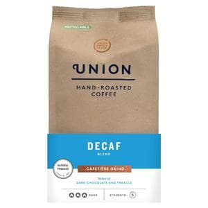 Union Hand-Roasted Rich Decaf Ground Coffee 200g