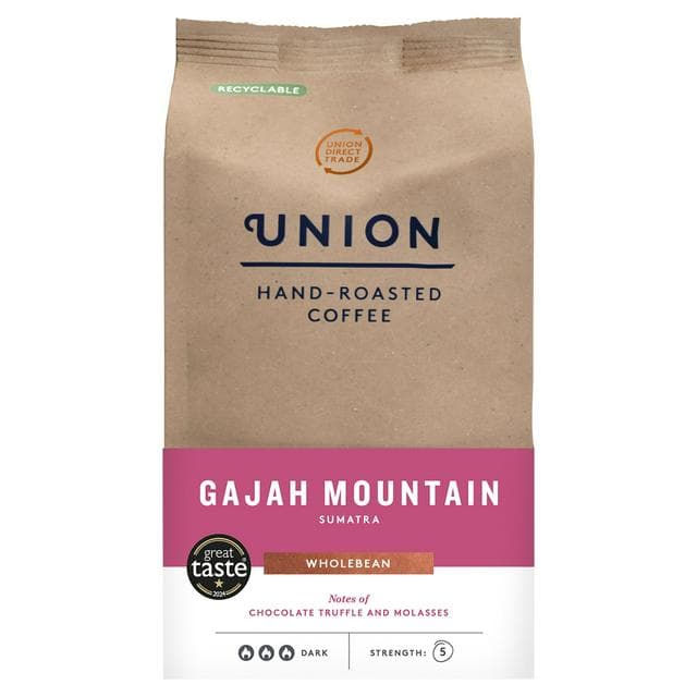 Union Gajah Mountain Coffee Beans 200g - gallery image 1