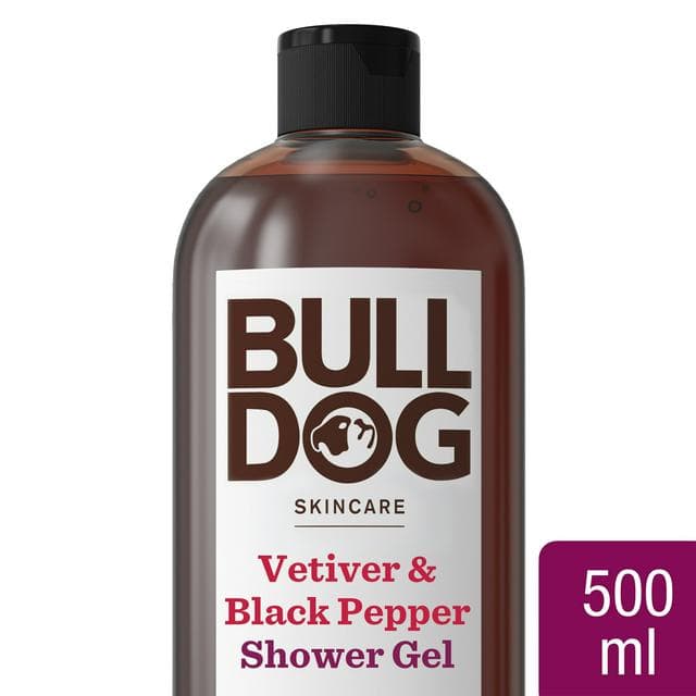 Bulldog Skincare Vetiver & Black Pepper Shower Gel 500ml - gallery image 1