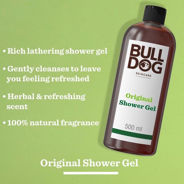 Bulldog Skincare Original Shower Gel 500ml - gallery image 2