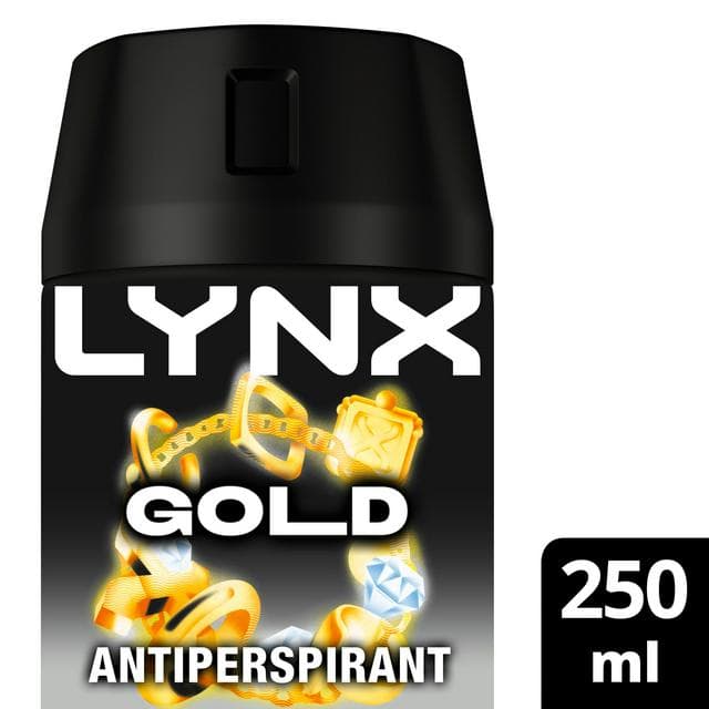 Lynx Gold 72h Antiperspirant Deodorant for Men 250ml - gallery image 1