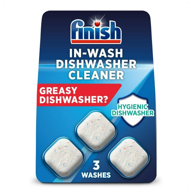 Finish In Wash Dishwasher Cleaner Tablets x3 - gallery image 1