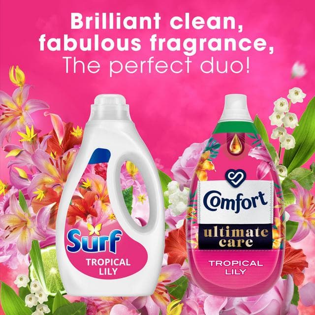 Surf Tropical Lily 44 washes Concentrated Washing Liquid Laundry Washing Detergent 1.2L - gallery image 5