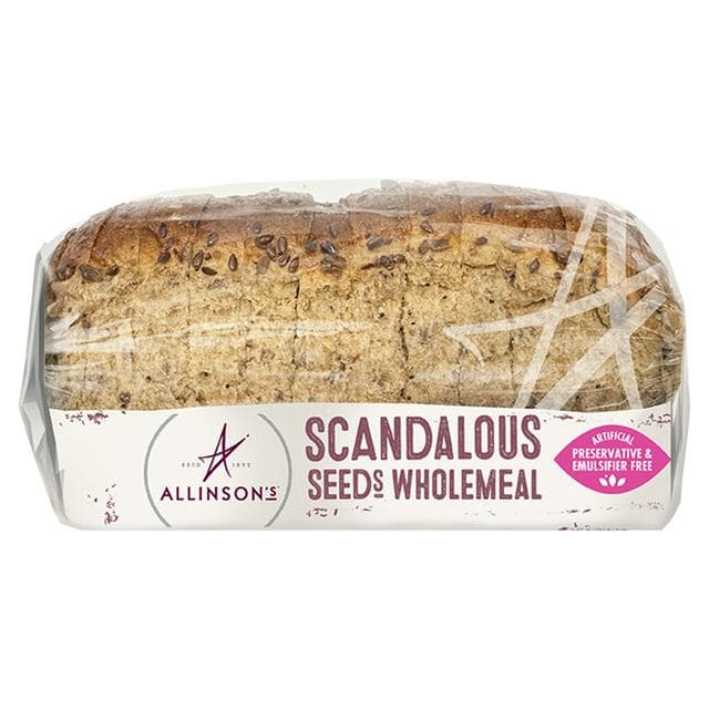 Allinson's Batch Baked Scandalous Seeds Wholemeal Bread 650g - gallery image 1