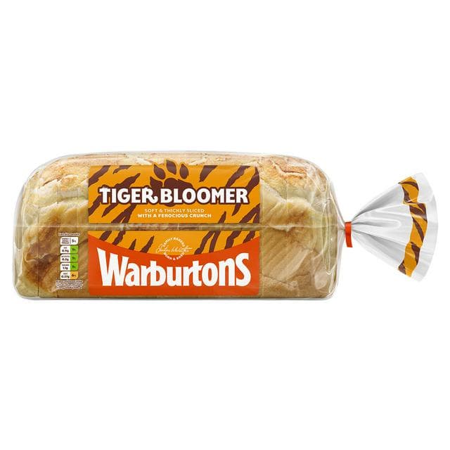 Warburtons Soft Tiger Bloomer Bread 600g - gallery image 1
