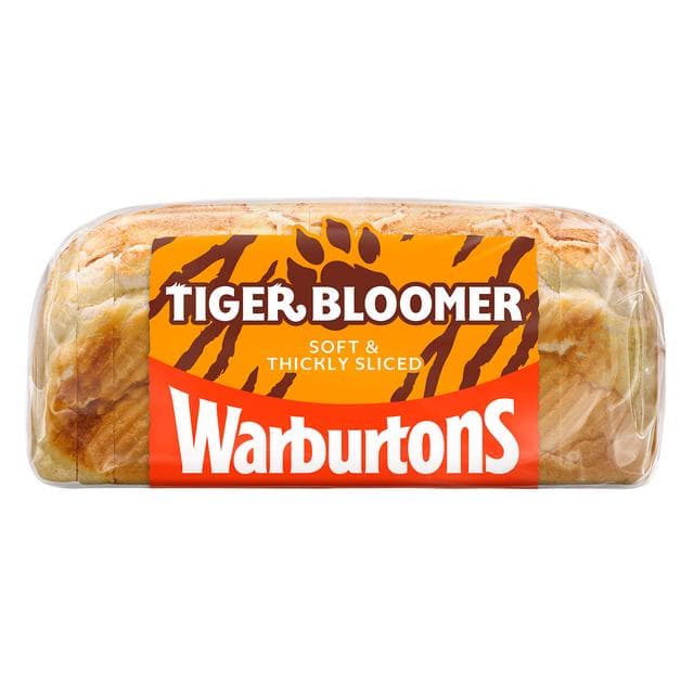 Warburtons Soft Tiger Bloomer Bread 600g - gallery image 2