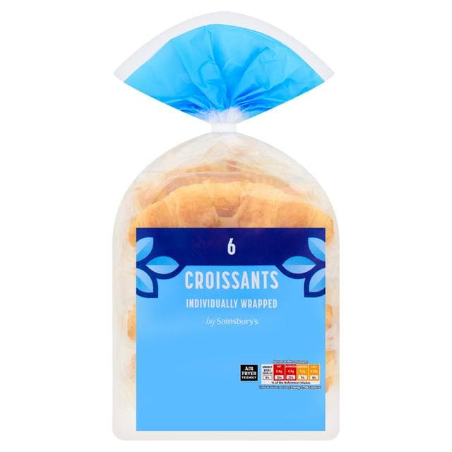 Sainsbury's Croissants x6 240g - gallery image 1