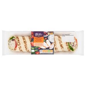 Sainsbury's Greek Style Chicken & Tzatziki Wrap, Taste the Difference