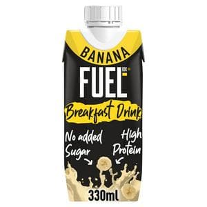 FUEL10K 330ml On the Go Ready to Drink Breakfast High Protein Banana Milk Shake
