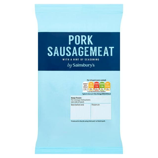 Sainsbury's Pork Sausagemeat 400g - gallery image 1